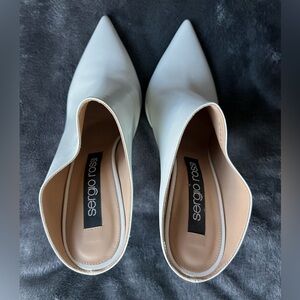 Sergio Rossi White Heels